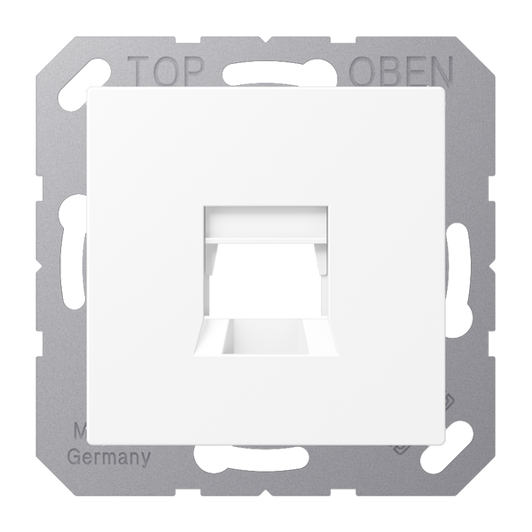 Centre plate for modular jack sockets A1569-15WEWWM image 2