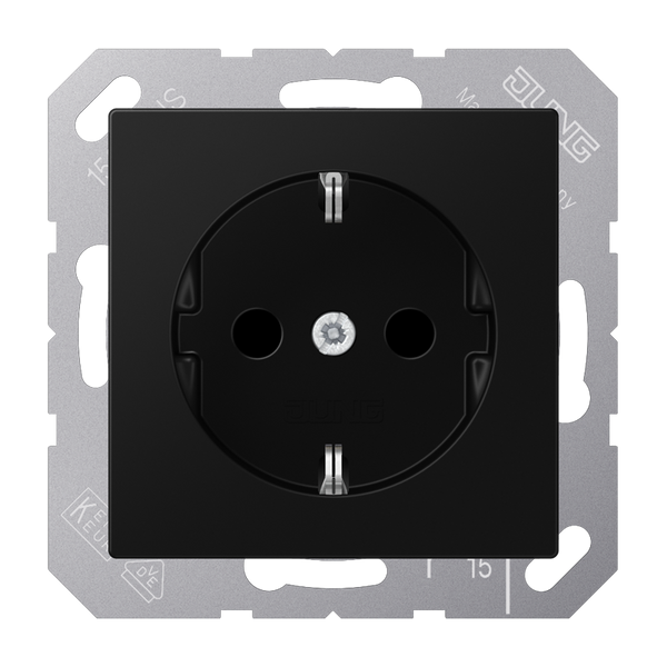 SCHUKO® socket 16 A / 250 V A1521BFSWM image 1