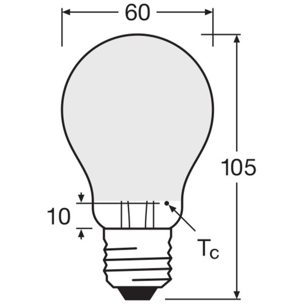 LED SUPERSTAR PLUS CLASSIC A FILAMENT 5.8W 927 Frosted E27 image 8