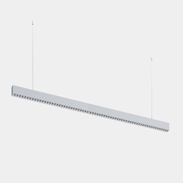 Lineal lighting system Infinite Slim Individual Pendant 1680mm 43.1 3000K CRI 90 ON-OFF Brushed anodise IP40 4423lm image 1