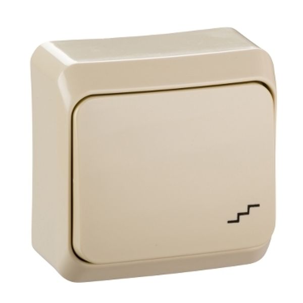 PRIMA - 1pole 2way switch - 10AX, beige image 2