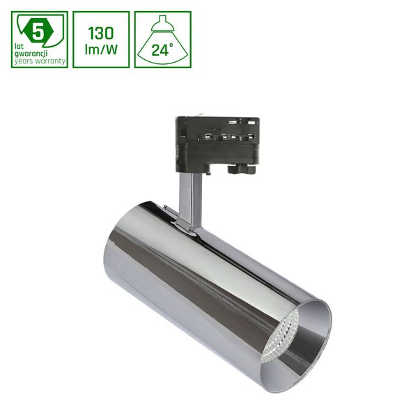 MDR BRANTA METALICA 830 27W 230V 24DEG SILVER image 1