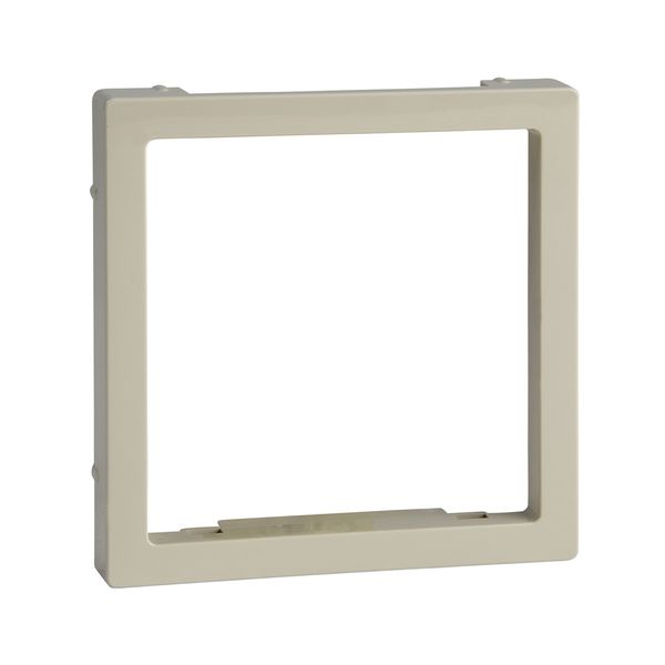 Central plate for emergency light insert, white, glossy, System M image 3