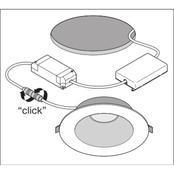 DOWNLIGHT UGR19 ZIGBEE DN195 21 W 840 WT IP54 ZBVR image 17