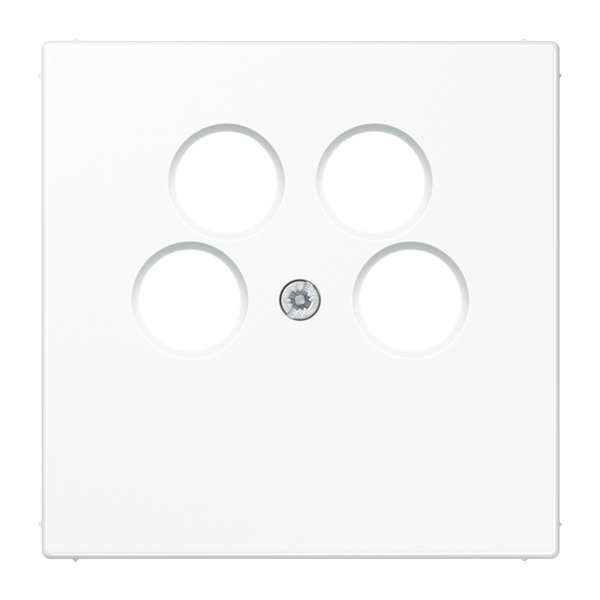 Cover plate for SAT-TV socket Ankaro LS990-4SAT2WW image 1