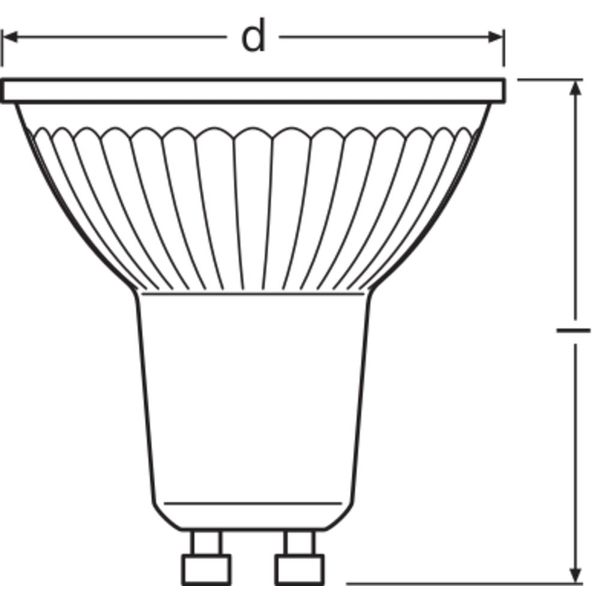 PARATHOM® PAR16 2.6W 827 GU10 image 6