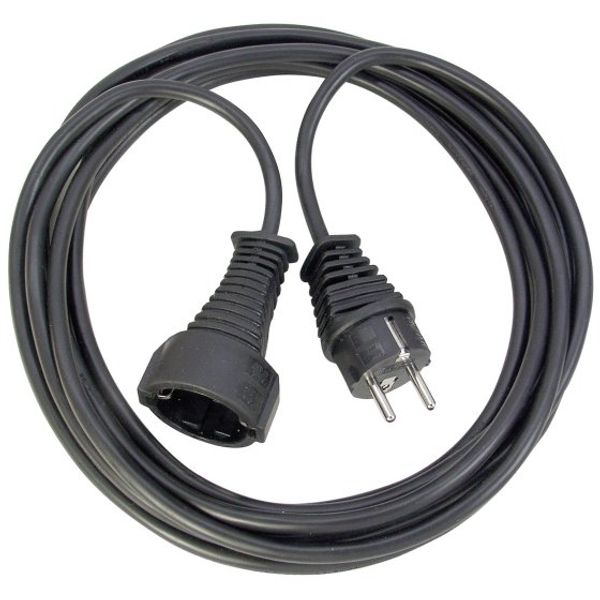 Quality plastic extension cable 2m black H05VV-F 3G1,5 image 1