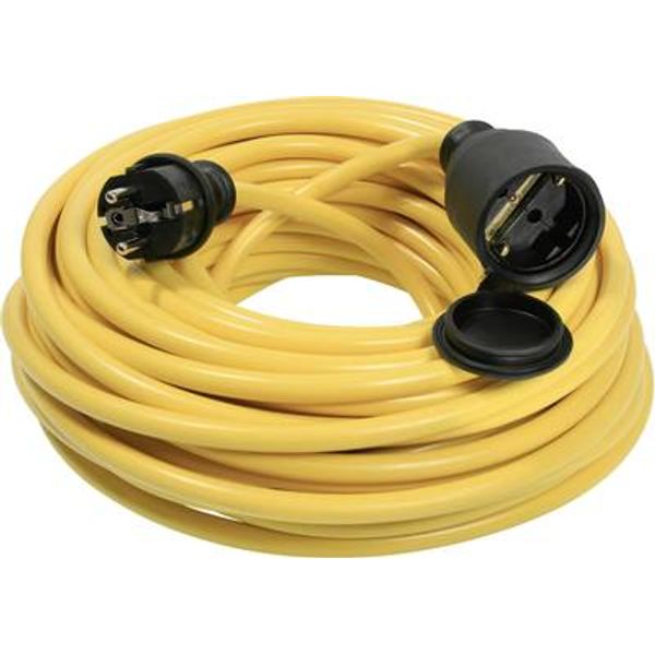 'Cable extension for construction site  25m AT-N07V3V3-F 3G2,5 yellow' image 1