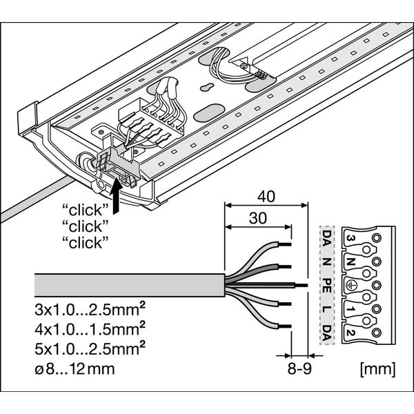 LINEAR SURFACE IP44 DALI 1500 P 45W 830 WT image 20