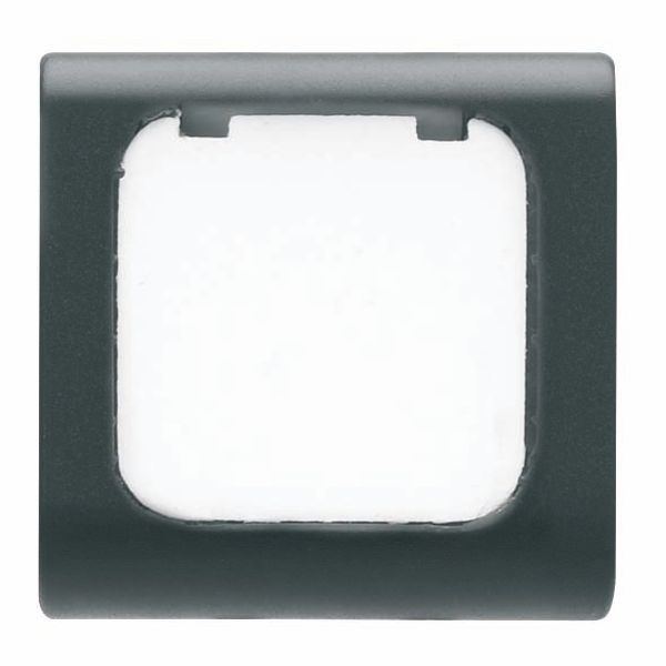 INTERCHANGEABLE BUTTON KEY - 22X22mm - WITH LABEL - SATIN BLACK - CHORUSMART image 2