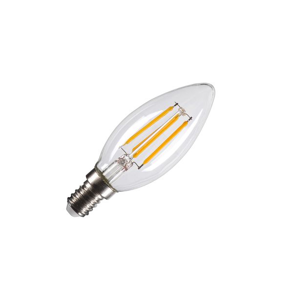 C35 E14, LED lamp transparent 4,2W 2700K CRI90 320ø image 1