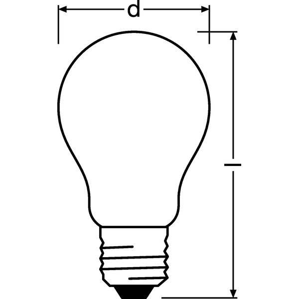 PARATHOM® CLASSIC A DIM 60 6.5 W/2700 K E27 image 3