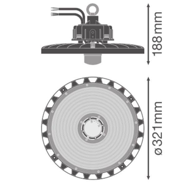 HIGH BAY SENSOR GEN 4 147W 840 110DEG IP65 image 13