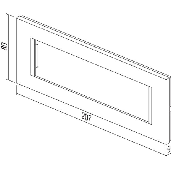 Cover frame 7M, ivory image 3