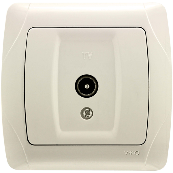 Carmen Beige TV Socket Terminated image 1