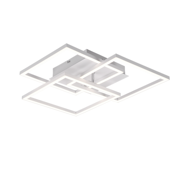 Mobile LED ceiling lamp matt white image 1