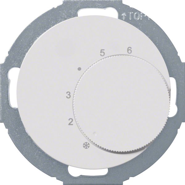 Thermostat, change-over contact, centre plate, 1930/R.classic, p. whit image 1