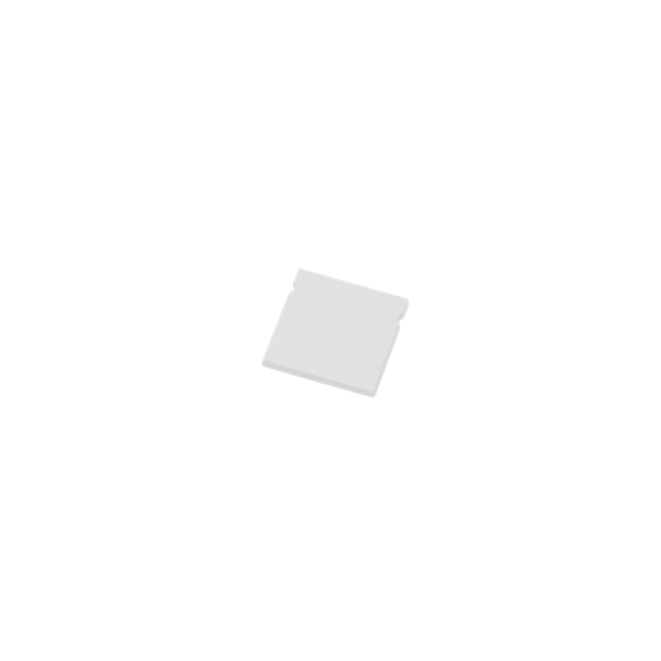 End Cap w/o hole for Surface Mounted Profile 20x20mm IP20 White image 1