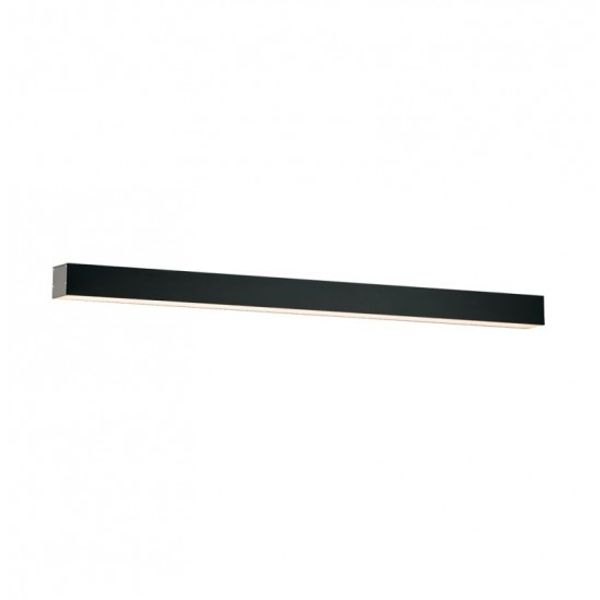 Linear Wall Lamp Direct+Indirect L1980 3000K Black image 1