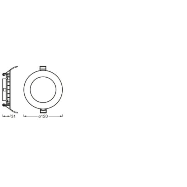 LED SPOT AND DOWNLIGHT RECESS SLIM 120mm 8W 6500K image 9