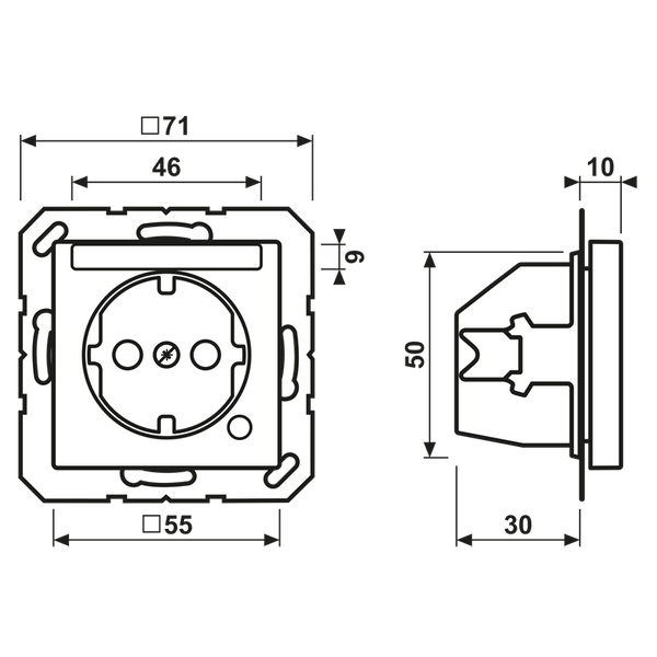 SCHUKO socket A1520BFNAKOO image 4