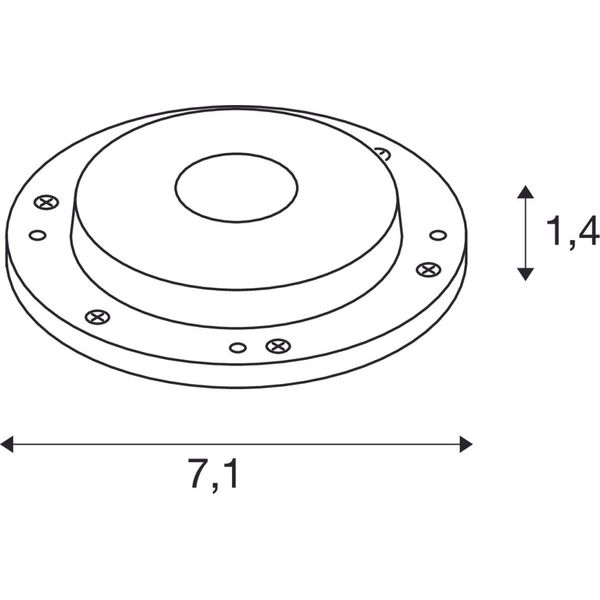 SMALL PLOT Module lm 180ø ?80 K IP67 stainless steel image 2