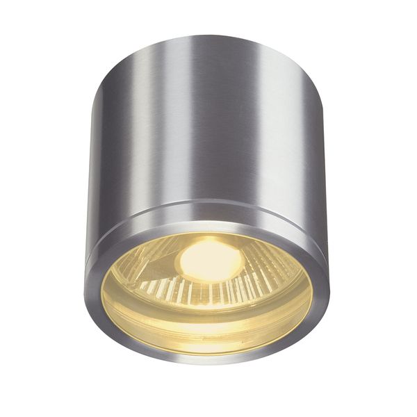 ROX CEILING OUT ES111 ceiling lamp, max. 50W, round, br.Alu image 1