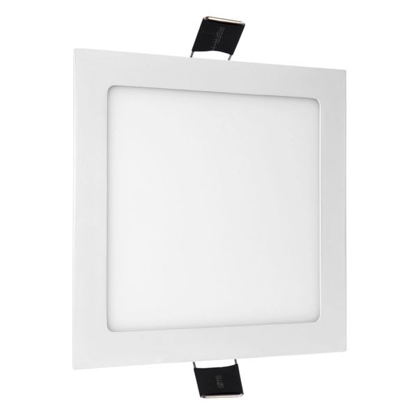 ALGINE  ECO LED SQUARE  230V 12W IP20  WW CEILING PANEL white frame image 5