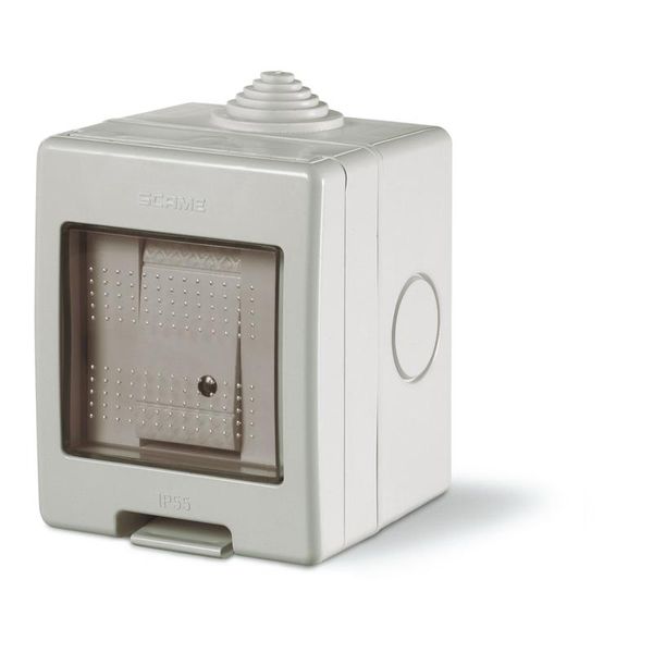 UNIBOX ENCLOSURE IP55 1X BELL PUSH image 1