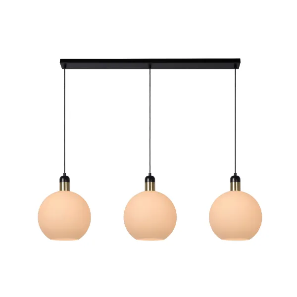 Lucide JULIUS - Pendant light - 3xE27 - Opal image 1