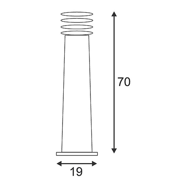 RUSTY 70 Outdoor luminaire, E27 max. 11W, IP55, rusted iron image 7