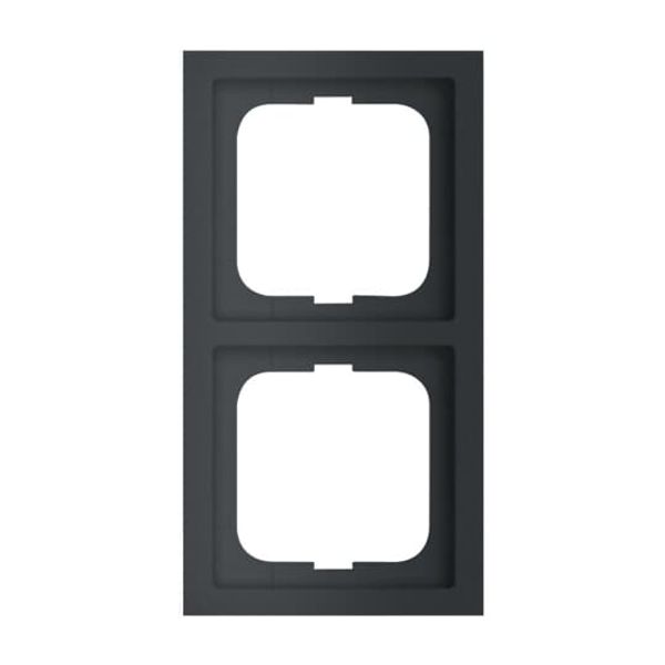 1723-885K Cover Frame 3gang(s) black matt - future linear image 3