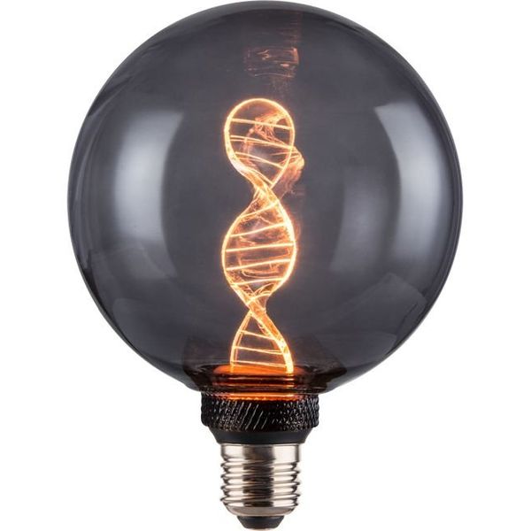 LED E27 Vintage DNA Globe G125x164 230V 55Lm 3.5W 818 AC Smoke Dim image 2