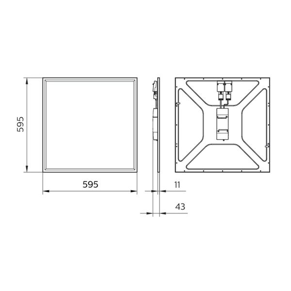 RC132V G4 LED43S/840 PSD W60L60 OC ELB3 image 2