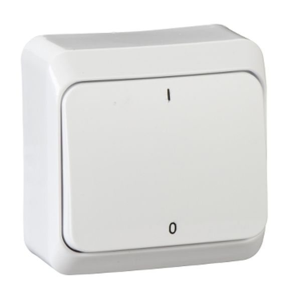 PRIMA - 2pole switch - 10AX, white image 2