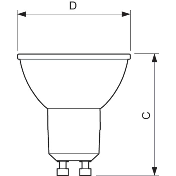 MAS LED spot VLE D 3.7-35W GU10 940 36D image 2