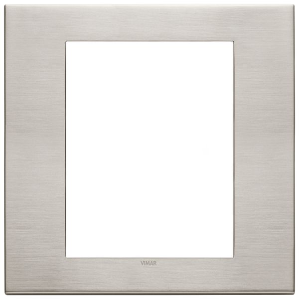 Plate 8M brushed nickel image 1