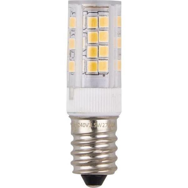 LED E14 Tube T17x53 230V 330Lm 3.5W 827 AC Clear Triac-Dim image 2