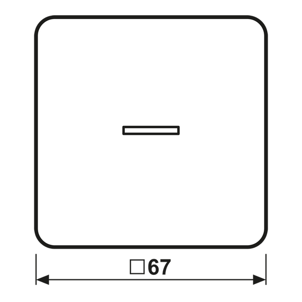 ENet push-button standard 1-gang FMCD1700PT image 2