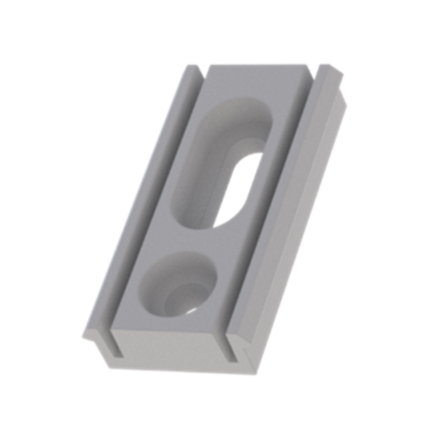 Mounting clip for profile M, Bracket Kunststoff MEDIUM image 1