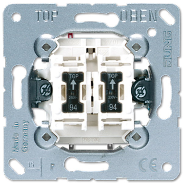 2-gang switch insert 1-pole, 1-way 505U5 image 4