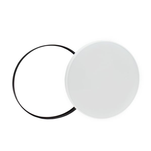 NYMPHEA BLACK & WHITE RINGS 40W NW 230V 115ST IP54 FI485x70 WHITE/BLACK ROUND image 17