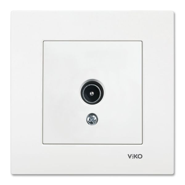 Karre White TV Socket Transitive (8-12-dB) image 1