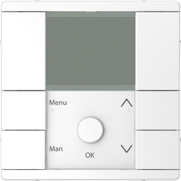 Display timer module, Merten System Design, lotus white image 2