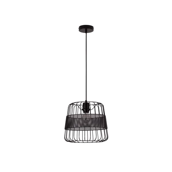 Matt Black Metal  LED E27 1x12 Watt 230 Volt  Bulb Excluded IP20  D: 29.5 H: 126 cm Adjustable height image 1