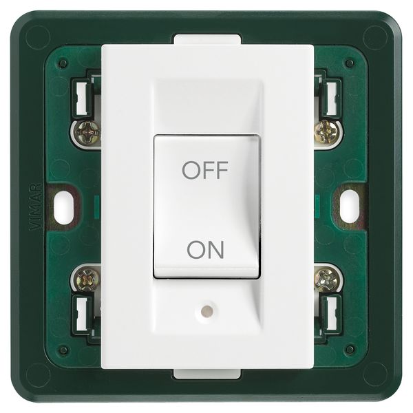 2P 45A 1-way switch white image 1