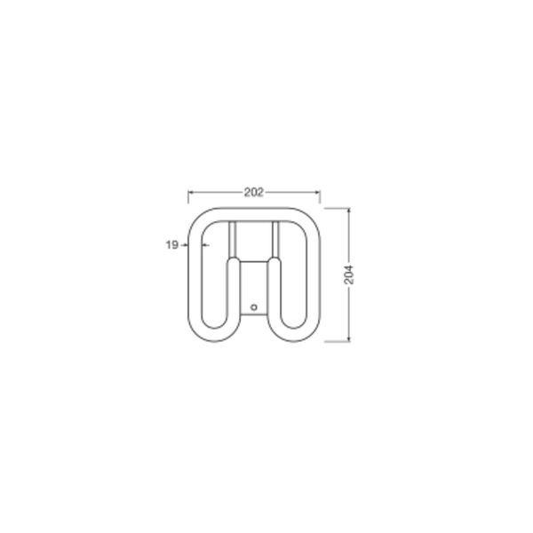 DULUX LED SQ EM & AC MAINS V 13W 830 GR8 image 10