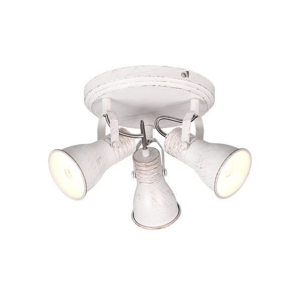 Steam spotlight 3-pc E14 antique white image 1