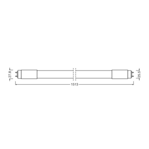 LED TUBE T8 UNIVERSAL V 1500 mm 24W 865 image 8