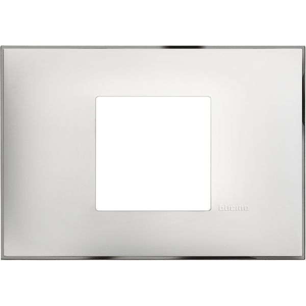 CLASSIA - cover plate 2P cen. white chrome image 1